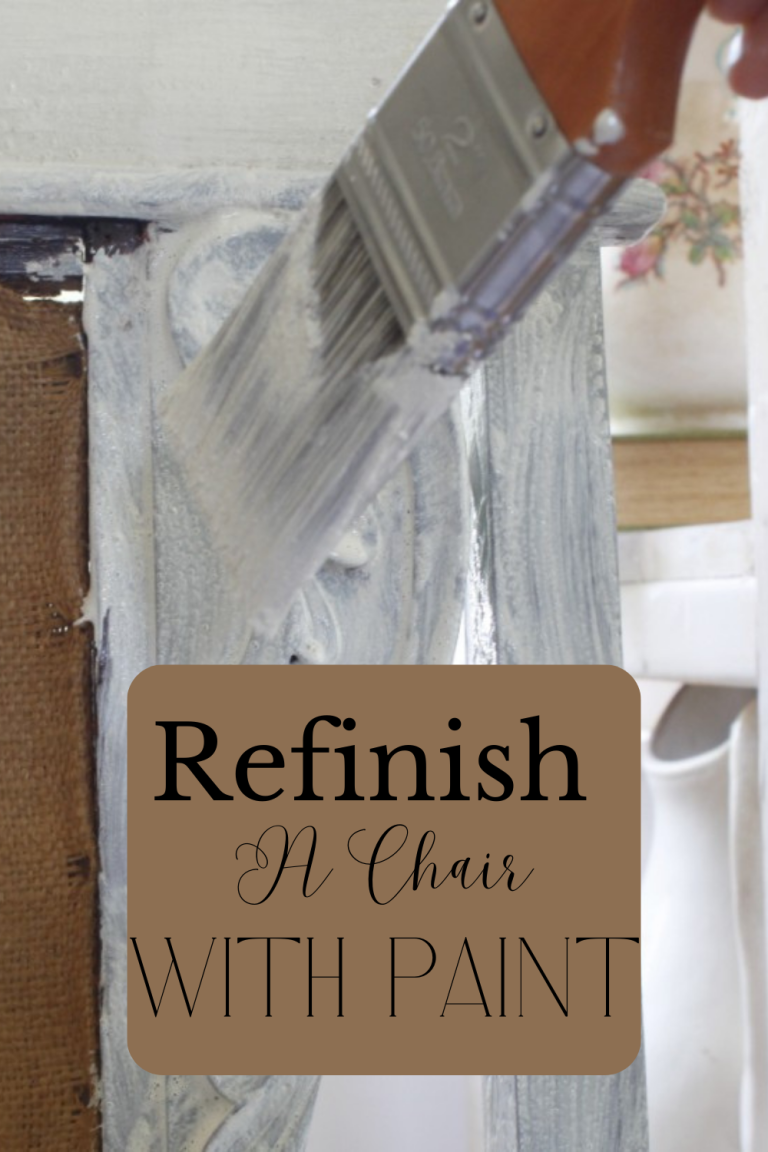 How To Refinish A Chair With Paint therosemarywreath