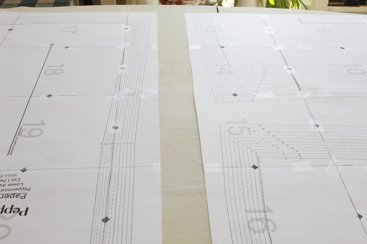 How to Use a PDF Sewing Pattern for Frugal Slow Fashion - therosemarywreath