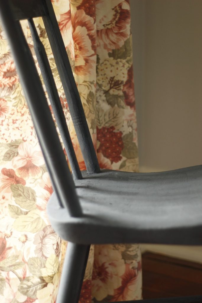This is a side view of the chair showing the different angles.